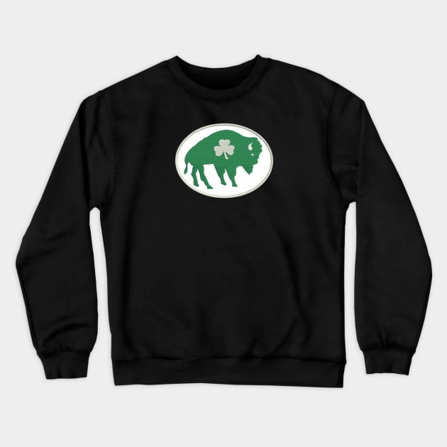 Water Buffalo Club 716 St. Patty’s Day Crewneck Sweatshirt by Water Buffalo Club